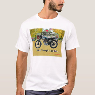 クラシックなオートバイ1969の勝利のワイシャツ Tシャツ