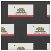 クラシックなカリフォルニア州の旗 ファブリック (クローズアップ)