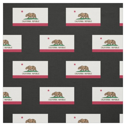 クラシックなカリフォルニア州の旗 ファブリック (見本)
