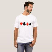 クラシックなカード記号 Tシャツ (正面フル)