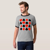 クラシックなカード記号 Tシャツ (正面フル)