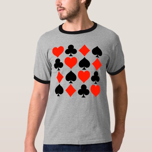 クラシックなカード記号 Tシャツ (正面)