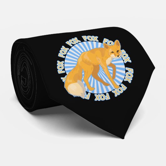クラシックなキツネ ネクタイ (ロール)