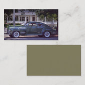 クラシックなキャデラックのノスタルジックなアメリカの名刺 名刺 (正面/裏面)