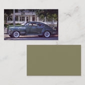 クラシックなキャデラックのノスタルジックなアメリカの名刺 名刺 (正面/裏面)