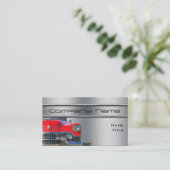 クラシックなキャデラック車の名刺 名刺 (スタンド正面)