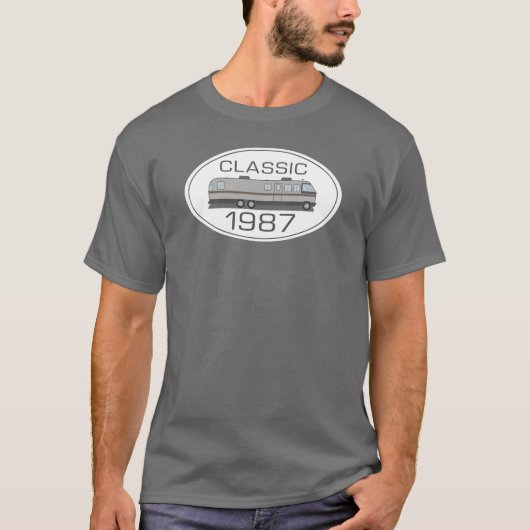 クラシックなキャンピングカー Tシャツ (正面)