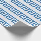 クラシックなギリシャの波の包装紙 ラッピングペーパー (角)