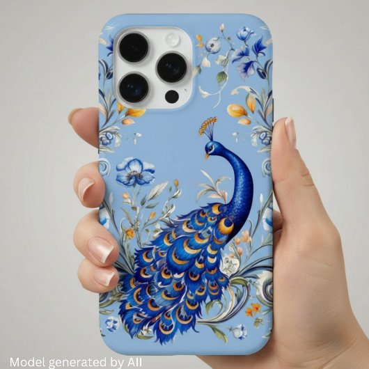 クラシックなクジャクのデザイン - 彼女へのエレガントなギフト Case-Mate iPhoneケース