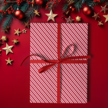クラシックなクリスマスのペパーミントストライプ 赤と白