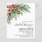 クラシックなクリスマスウィンター ブライダルシャワー予算 (正面)