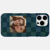 クラシックなクリスマスギフトのアイデア トライバル柄 Case-Mate iPhoneケース (裏面 (横))