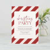 クラシックなクリスマスパーティー 招待状 (スタンド正面)