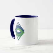 クラシックなコーヒーのマグ マグカップ (正面左)