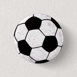 クラシックなサッカースタジアムの雰囲気 グラフィックスタイル 缶バッジ