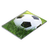 クラシックなサッカーボール ノートブック (左側)