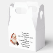 クラシックなサンタクロースの名刺 フェイバーボックス (オープン)