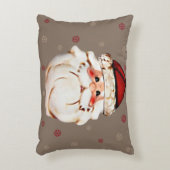 クラシックなサンタクロースは直面します アクセントクッション (正面(垂直))