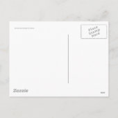 "クラシックなサンタ"の近い上り シーズンポストカード (裏面)