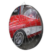 クラシックなシボレー・コルベット ダーツボード (正面右)