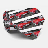 クラシックなシボレー・コルベット ネクタイ (ロール)