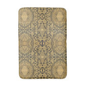 クラシックなスタイルのスクロールワーク バスマット (正面縦)