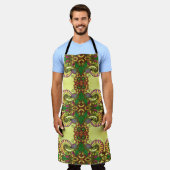 クラシックなスタイルの色 エプロン (着用した状態)