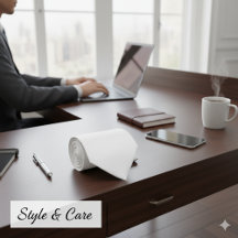 クラシックなスノーホワイト カラー フォーマル ネクタイ