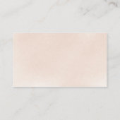 クラシックなダスティピンクのローズベイビーシャワーブックリクエスト エンクロージャーカード (裏面)