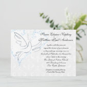 クラシックなダヴの結婚式招待状 招待状 (スタンド正面)