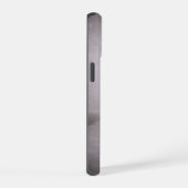 クラシックなダークスーツのエレガントな熊の肖像画 iPhone 15ケース (右側面)