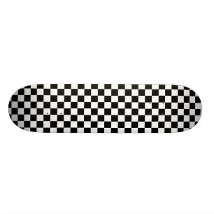 クラシックなチェッカーボードのスケートボード スケートボード