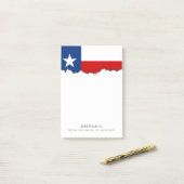 クラシックなテキサス州の州の旗 ポストイット (デスク上)