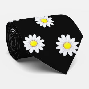 クラシックなデイジーの花 ネクタイ