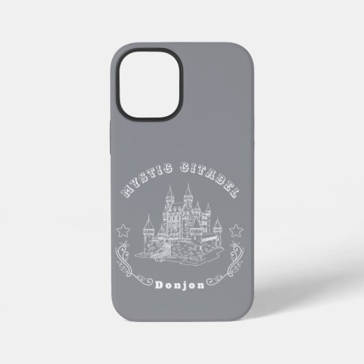 クラシックなデザインの城 iPhoneケース (裏面)