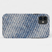 クラシックなデニムの質のiPhone 5の場合 Case-Mate iPhoneケース (裏面(横))
