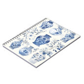 クラシックなデルフト陶器の花瓶 ノートブック (左側)