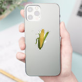 クラシックなトウモロコシのイラスト シール (スマートフォン)