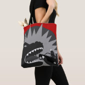 クラシックなトートバック トートバッグ (クローズアップ)