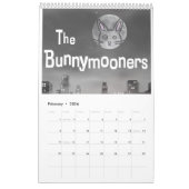 クラシックなバニーのテレビ2011のカレンダー カレンダー (2月 2026)