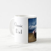 クラシックなパパのためのクラシックな車 コーヒーマグカップ (正面左)