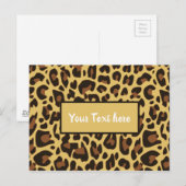 クラシックなヒマワリの動物柄 ネコの模様 ポストカード (正面/裏面)