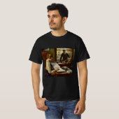 クラシックなビジネスミーティング、重役室 Tシャツ (正面フル)
