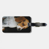 クラシックなビーグル犬 ラゲッジタグ (裏面横)