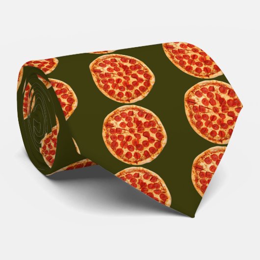 クラシックなピザ恋人 ネクタイ (ロール)
