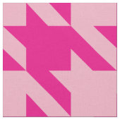 クラシックなピンクの千鳥格子の ファブリック (クローズアップ)