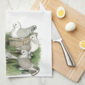 クラシックなフリルハト キッチンタオル (四つ折り)