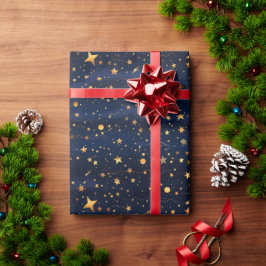 クラシックなホリデーシーズンのクリスマスツリー ギフト包装紙 ラッピングペーパー