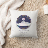 クラシックなボート- Albinのクッション クッション (ブランケット)