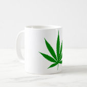 クラシックなポットの葉のコーヒー・マグ コーヒーマグカップ (正面左)